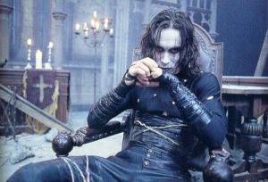 The Crow is a popular modern incarnation of the Byronic Hero. 